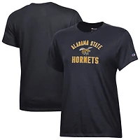 Women's Champion  Black Alabama State Hornets Core T-Shirt