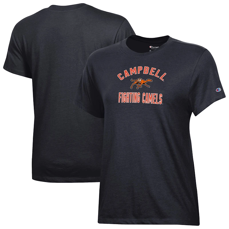 Women's Champion Black Campbell Fighting Camels Core T-Shirt