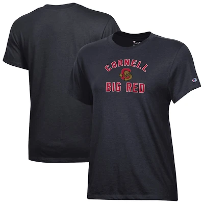 Women's Champion  Black Cornell Big Red Core T-Shirt