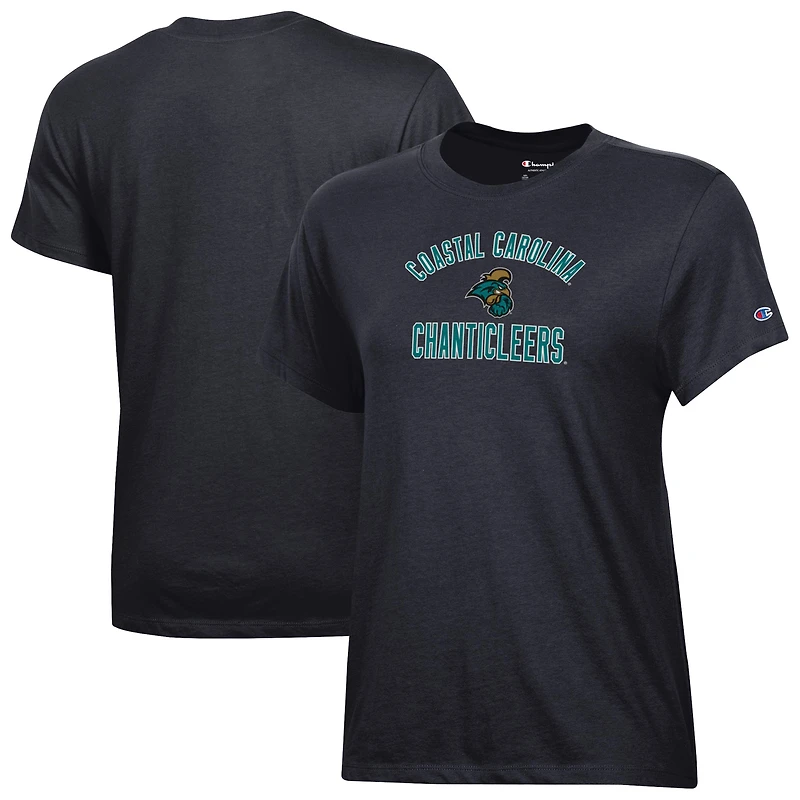 Women's Champion  Black Coastal Carolina Chanticleers Core T-Shirt
