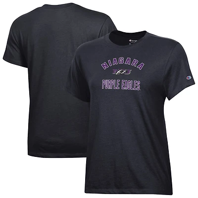 Women's Champion  Black Niagara Purple Eagles Core T-Shirt