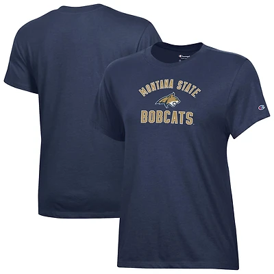 Women's Champion Navy Montana State Bobcats Core T-Shirt