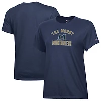 Women's Champion  Navy Mount St. Mary's Mountaineers Core T-Shirt