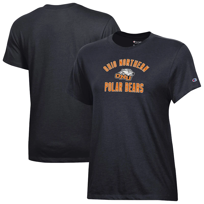 Women's Champion  Black Ohio Northern Polar Bears Core T-Shirt