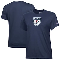 Women's Champion  Navy Pennsylvania Quakers Core T-Shirt
