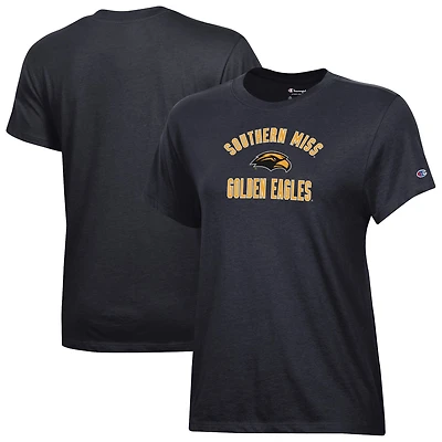 Women's Champion  Black Southern Miss Golden Eagles Core T-Shirt