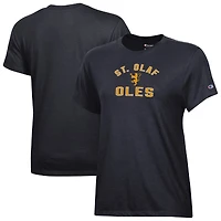 Women's Champion  Black St. Olaf Oles Core T-Shirt