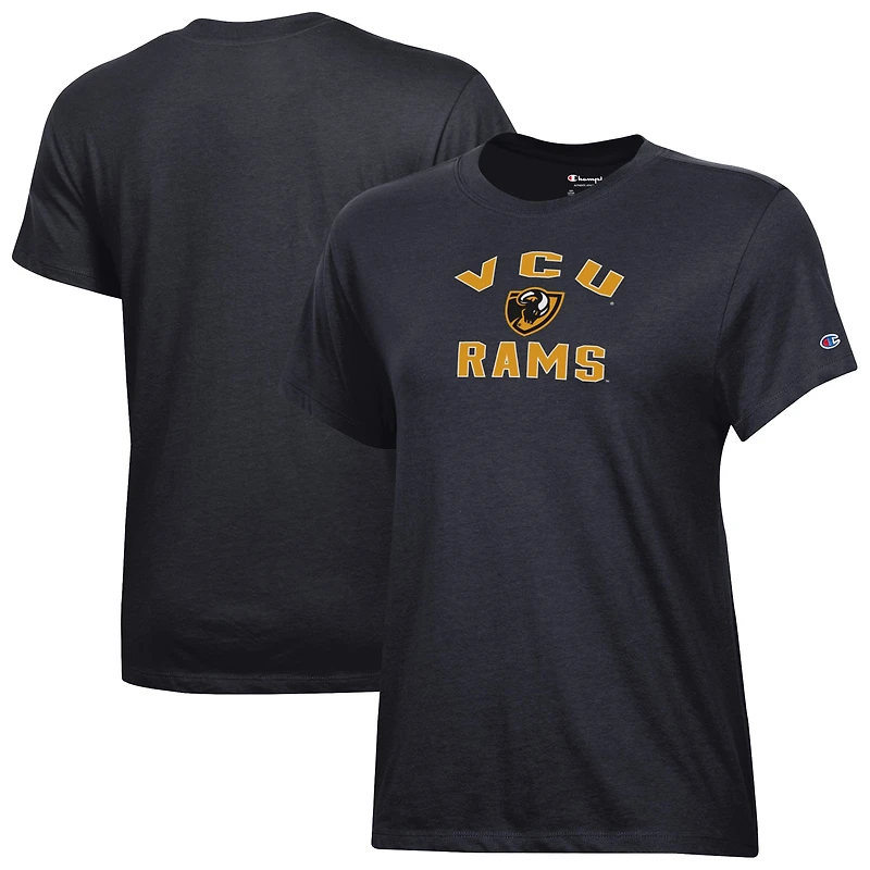 Women's Champion Black VCU Rams Core T-Shirt