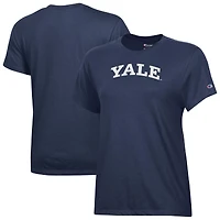 Women's Champion  Navy Yale Bulldogs Core T-Shirt