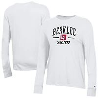 Women's Champion  White Berklee College of Music Core Long Sleeve T-Shirt