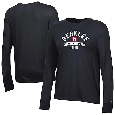 Women's Champion  Black Berklee College of Music Core Long Sleeve T-Shirt