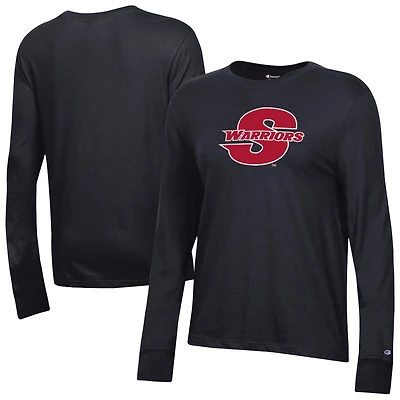 Women's Champion  Black Cal State Stanislaus Warriors Core Long Sleeve T-Shirt
