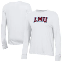 Women's Champion  White Loyola Marymount Lions Core Long Sleeve T-Shirt