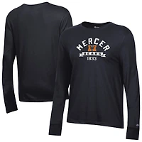 Women's Champion  Black Mercer Bears Core Long Sleeve T-Shirt