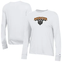 Women's Champion  White Mercer Bears Core Long Sleeve T-Shirt