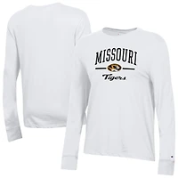 Women's Champion  White Missouri Tigers Core Long Sleeve T-Shirt