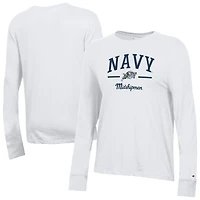 Women's Champion Navy Midshipmen Core Long Sleeve T-Shirt
