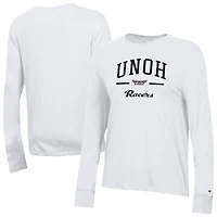 Women's Champion  White Northwestern Ohio Racers Core Long Sleeve T-Shirt