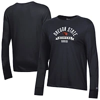 Women's Champion  Black Oregon State Beavers Core Long Sleeve T-Shirt
