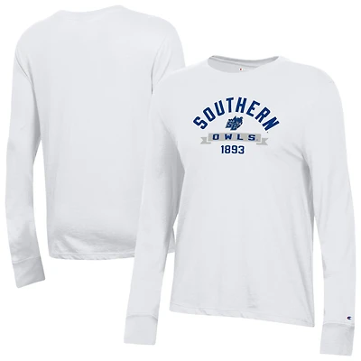 Women's Champion  White Southern Connecticut State Owls Core Long Sleeve T-Shirt