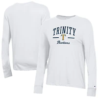 Women's Champion  White Trinity Bantams Core Long Sleeve T-Shirt
