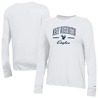Women's Champion  White University of Mary Washington Eagles Core Long Sleeve T-Shirt