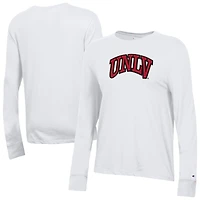 Women's Champion  White UNLV Rebels Core Long Sleeve T-Shirt