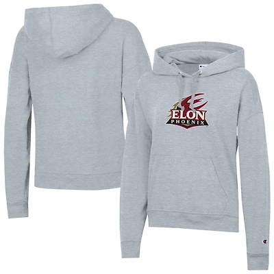 Women's Champion  Gray Elon Phoenix Powerblend Fleece Pullover Hoodie