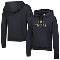 Women's Champion  Black Grambling Tigers Powerblend Fleece Pullover Hoodie