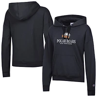 Women's Champion  Black Ohio Northern Polar Bears Powerblend Fleece Pullover Hoodie