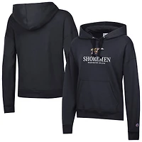 Women's Champion  Black Washington College Shoremen Powerblend Fleece Pullover Hoodie