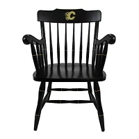 Black Calgary Flames Captain's Chair