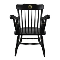 Black Boston Bruins Captain's Chair