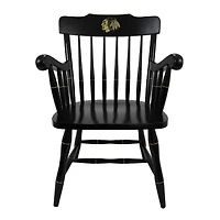 Black Chicago Blackhawks Captain's Chair