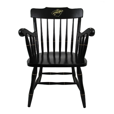 Black Minnesota Wild Captain's Chair