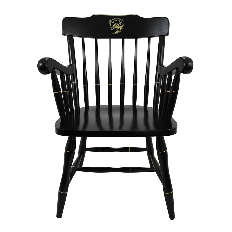 Black Florida Panthers Captain's Chair