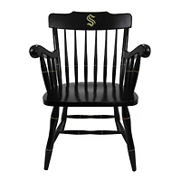 Black Seattle Kraken Captain's Chair