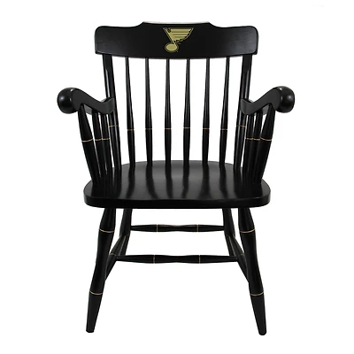 Black St. Louis Blues Captain's Chair