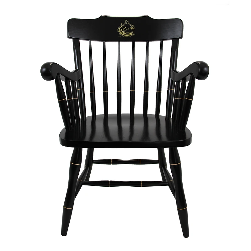 Black Vancouver Canucks Captain's Chair