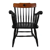 Black San Jose Sharks Captain's Chair with Cherry Crown