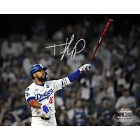 Teoscar Hernandez Los Angeles Dodgers Autographed 2024 World Series Champions 16" x 20" Photograph