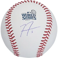 Freddie Freeman Los Angeles Dodgers Autographed  2024 World Series Logo Baseball