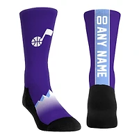 Youth Rock Em Socks Utah Jazz 2024/25 City Edition Custom Jersey Crew Socks