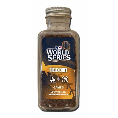 Los Angeles Dodgers vs. New York Yankees 2024 World Series Game-Used Dirt Jar from Game