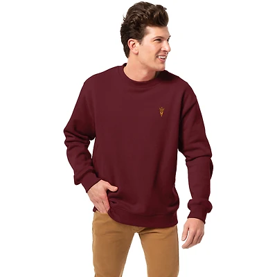 Men's League Collegiate Wear  Maroon Arizona State Sun Devils Essentials 2.0 Pullover Sweatshirt