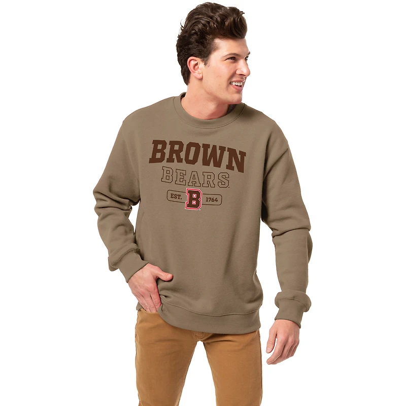 Men's League Collegiate Wear Brown Bears Essentials 2.0 Pullover Sweatshirt
