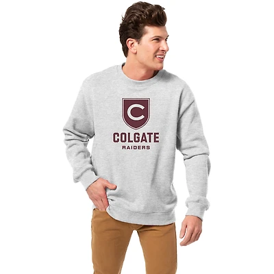 Men's League Collegiate Wear  Heather Gray Colgate Raiders Essentials 2.0 Pullover Sweatshirt