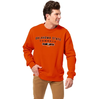 Men's League Collegiate Wear Orange Oklahoma State Cowboys Essentials 2.0 Pullover Sweatshirt