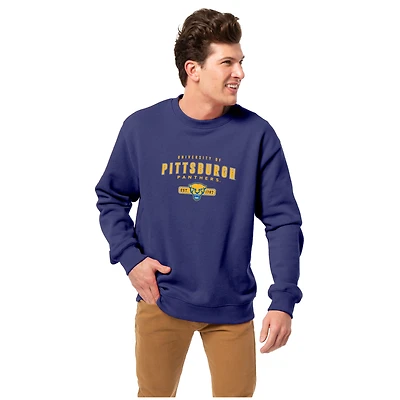 Men's League Collegiate Wear Royal Pitt Panthers Essentials 2.0 Pullover Sweatshirt
