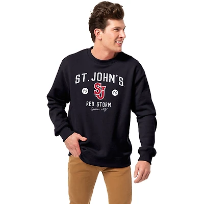 Men's League Collegiate Wear Navy St. John's Red Storm Essentials 2.0 Pullover Sweatshirt